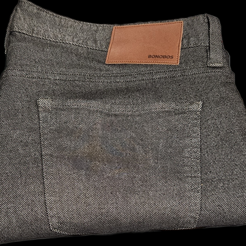 NWOT Bonobos Gray Chinos Classic and Comfortable 33/28